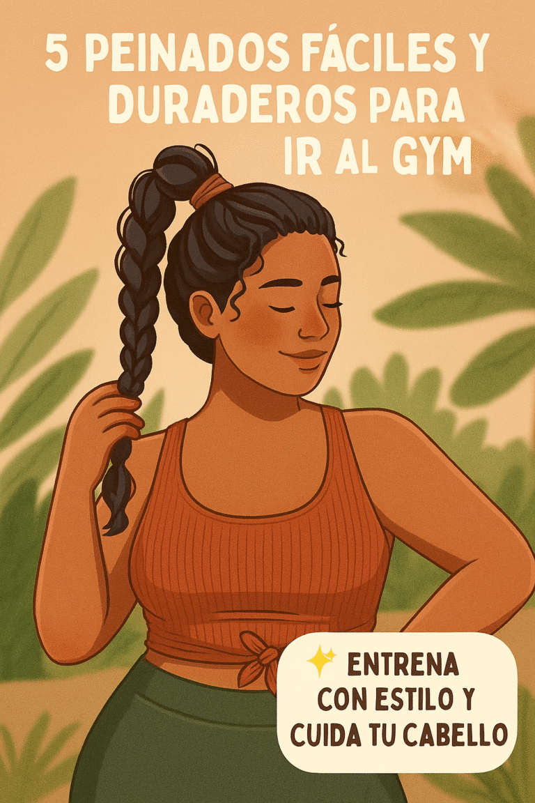 5 peinados faciles para ir al gimnasio